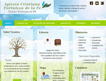 Tablet Screenshot of fortalezadelafe.org